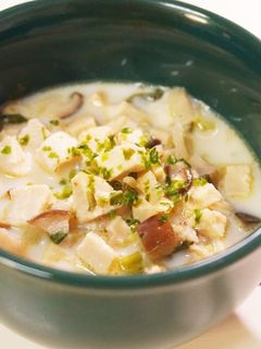 わんこ飯♪チキンとリンゴの豆乳スープ-レシピのメイン写真