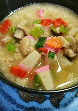 筑前煮リメイク⏹️とろろ汁-レシピのメイン写真