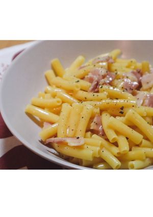 レンジで作るカルボナーラ-レシピのメイン写真