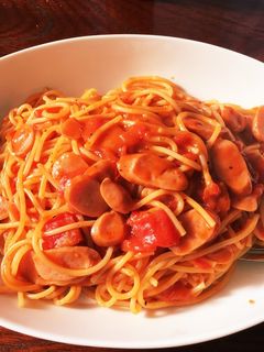 フライパン一つでトマトパスタ-レシピのメイン写真
