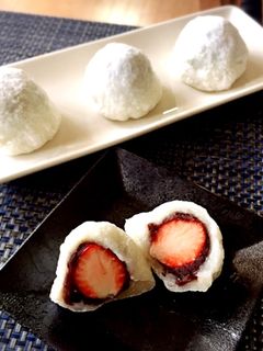 お餅で簡単いちご大福-レシピのメイン写真