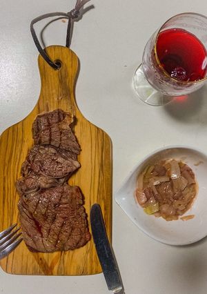 赤ワインクリームステーキソース♪-レシピのメイン写真