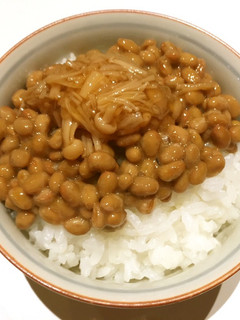 水戸の食卓より♪なめたけ納豆-レシピのメイン写真