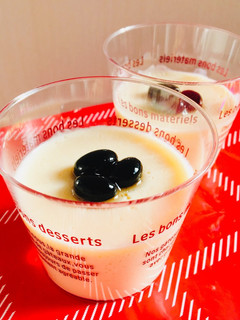 簡単ちょっぴり豪華!和風★黒みつぷりん-レシピのメイン写真