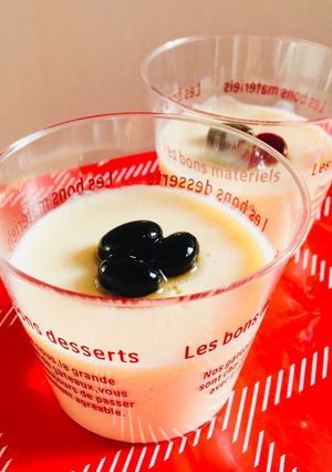 簡単ちょっぴり豪華!和風★黒みつぷりん-レシピのメイン写真