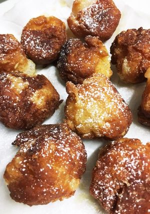 カリッともちもち！お餅を入れてドーナツ-レシピのメイン写真