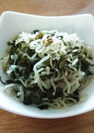 糸こんにゃくの高菜炒め-レシピのメイン写真