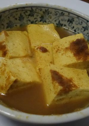 電子レンジで 豆腐のカレー煮-レシピのメイン写真
