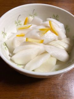 大根とゆずの漬物-レシピのメイン写真
