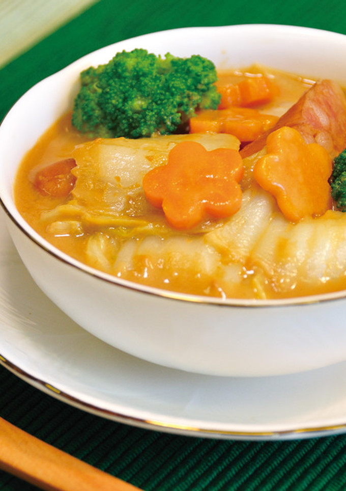 はくさいとウインナーのカレーソース煮-レシピのメイン写真