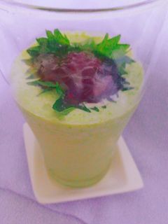 紫陽花入☆簡単ヘルシー☆ずんだシェイク☆-レシピのメイン写真