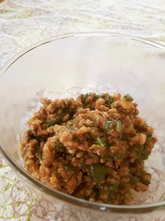 くるみ入り肉味噌-レシピのメイン写真