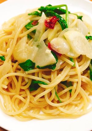 春の七草ペペロンチーノ-レシピのメイン写真