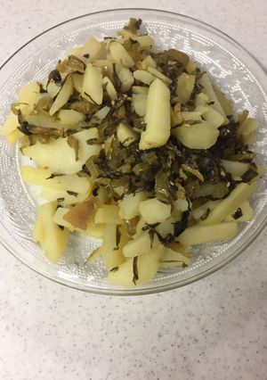 高菜漬けとじゃがいも炒め-レシピのメイン写真