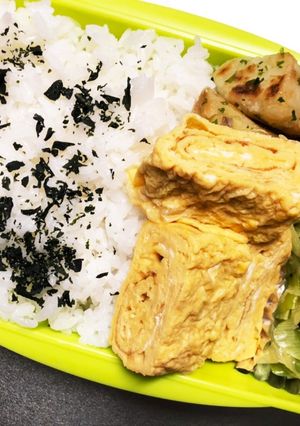 旦那弁当234♡ネギのナムル弁当！-レシピのメイン写真