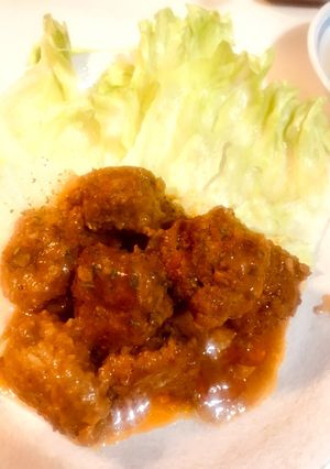 ほぼハンバーグな肉団子♡-レシピのメイン写真