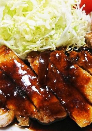 四日市のトンテキをイメージして-レシピのメイン写真