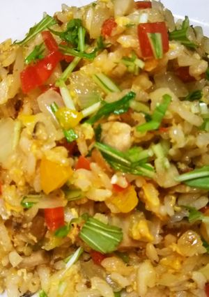お一人様の家にあるもので七草チャーハン-レシピのメイン写真