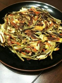 きんぴらごぼうのチーズチヂミ。-レシピのメイン写真