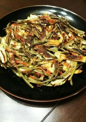 きんぴらごぼうのチーズチヂミ。-レシピのメイン写真