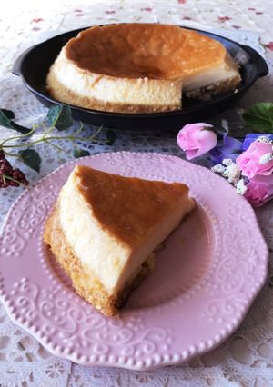 とろりん♪じゅわ〜♡大人気のプリンケーキ-レシピのメイン写真