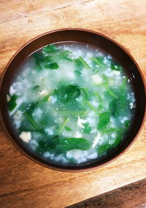 簡単･七草粥の中華風あんかけ粥-レシピのメイン写真