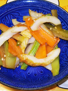 残り物の野菜のきんぴら風?-レシピのメイン写真