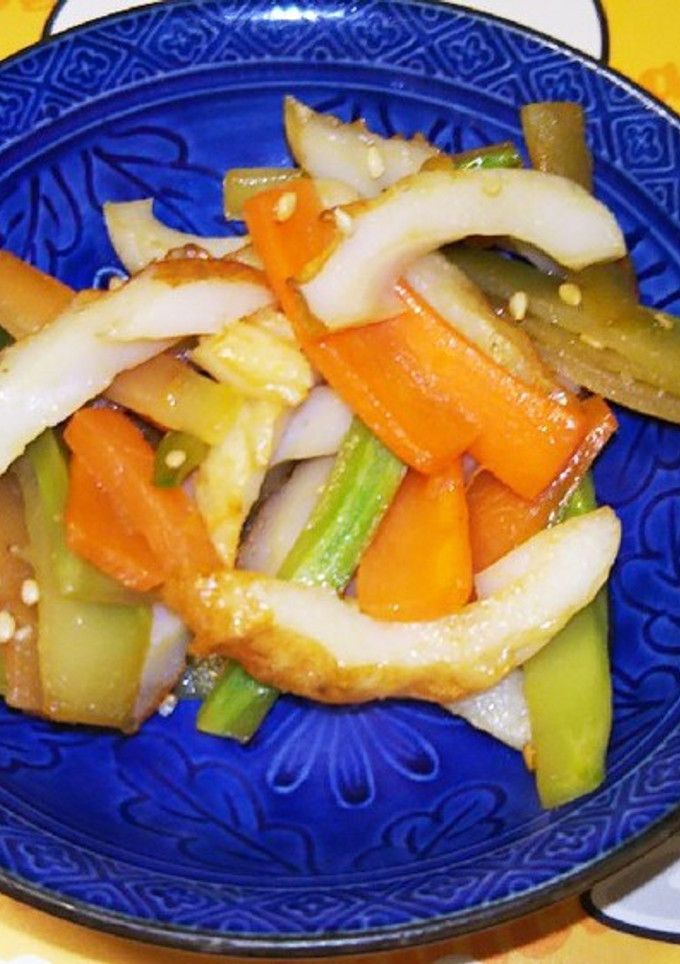 残り物の野菜のきんぴら風？-レシピのメイン写真