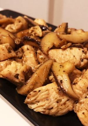 鶏肉ときのこイタリアンハーブミックス炒め-レシピのメイン写真