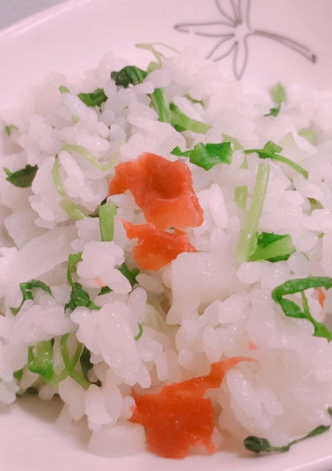 七草と梅の混ぜご飯-レシピのメイン写真