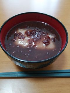 鏡開き!あずき缶で餅ぜんざい(おしるこ)-レシピのメイン写真