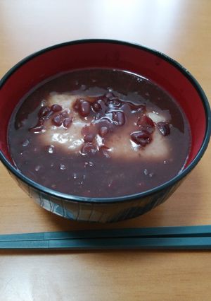 鏡開き！あずき缶で餅ぜんざい（おしるこ）-レシピのメイン写真