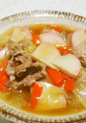 かまぼこたっぷり！白菜の八宝菜♪-レシピのメイン写真