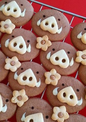 いのししクッキー♪お正月に作りました♪-レシピのメイン写真