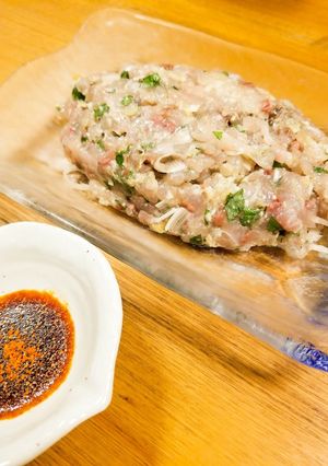 漁師町の✽鯵のなめろう-レシピのメイン写真