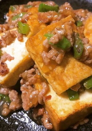 簡単!ご飯が進む♪厚揚げのひき肉あん-レシピのメイン写真