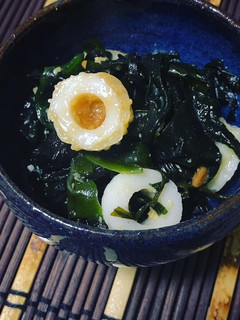 簡単!副菜に!竹輪とワカメの酢味噌和え-レシピのメイン写真