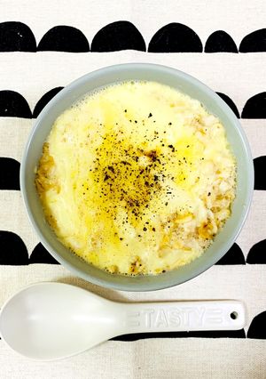 超簡単。オートミールのチーズリゾット風-レシピのメイン写真