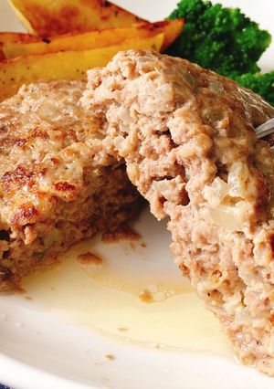 簡単裏技！肉汁ジューシー！ハンバーグ-レシピのメイン写真