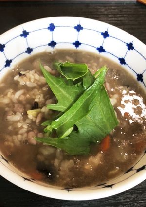 雑穀雑炊　ー　残りご飯で時短、ヘルシー-レシピのメイン写真