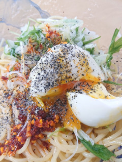 測らずおいしい 旨辛ラー油パスタ-レシピのメイン写真
