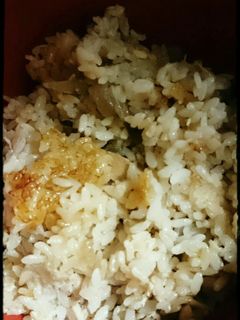 お焦げたっぷりツナとフキの炊き込みご飯-レシピのメイン写真
