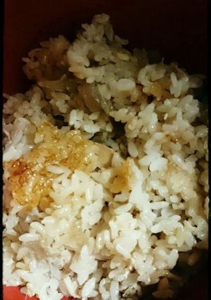 お焦げたっぷりツナとフキの炊き込みご飯-レシピのメイン写真