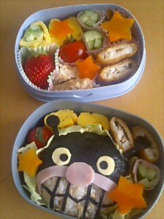 キャラ弁 バイキンマン編-レシピのメイン写真