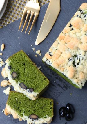 黒豆抹茶クランブルケーキ-レシピのメイン写真