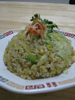 レタスチャーハン(鶏肉と青梗菜)-レシピのメイン写真