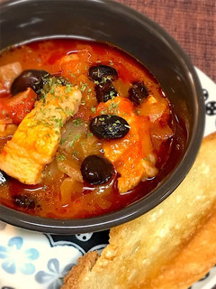 黒豆と豚バラ肉のトマト煮込み-レシピのメイン写真