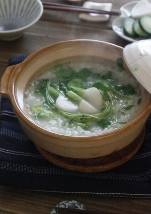 昆布、お酒、塩だけの簡単シンプル七草粥-レシピのメイン写真