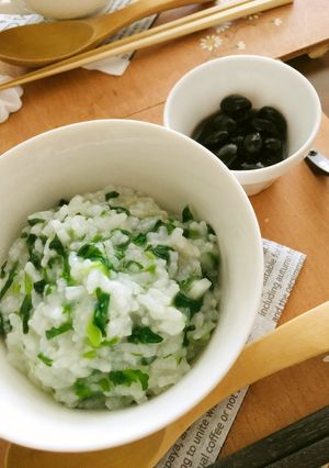 七草粥♡青臭さが苦手な家族に食べさせたい-レシピのメイン写真