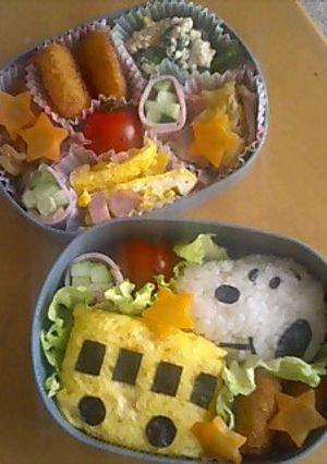 キャラ弁　スヌーピー編-レシピのメイン写真